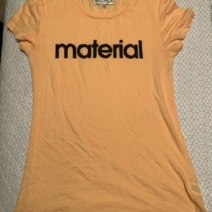 Wildfox “Material” t-shirt